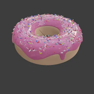 3D model - donat